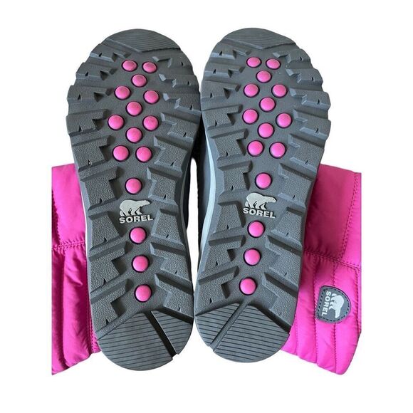 Sorel Whitney Pink Snowboots size 7 Women’s Waterproof Pull On - Picture 10 of 12